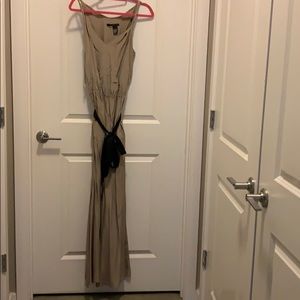 Beige floor length JAYGODFREY cocktail dress